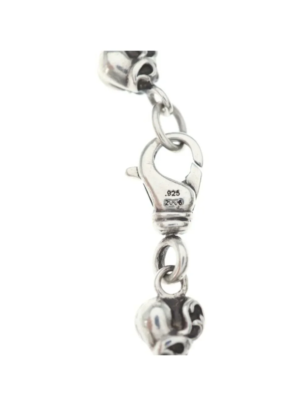 Chrome Heart Link Bracelet Silver
